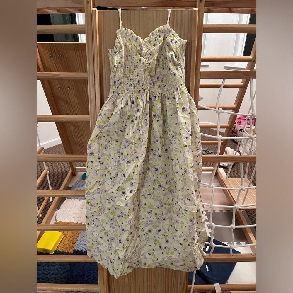 Never warn floral midi dress